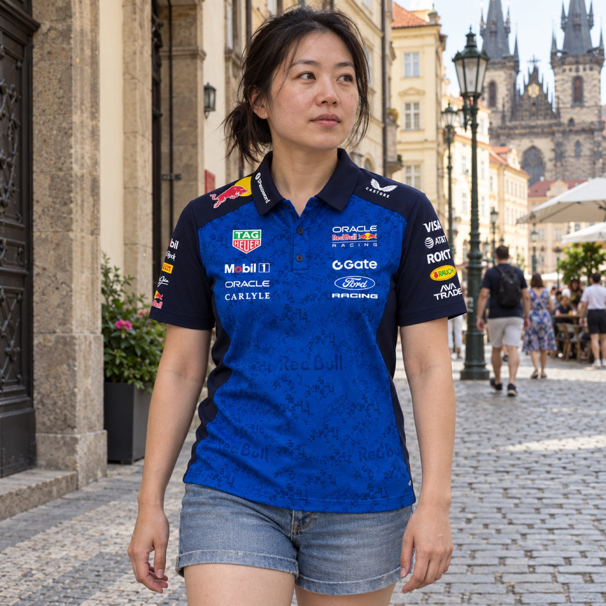 Oracle Red Bull Racing Team Polo with Sponsor Logos – ilustrační foto 2 (AI)