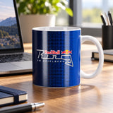 Red Bull Ring Ceramic Mug – Blue – illustrative photo (AI)