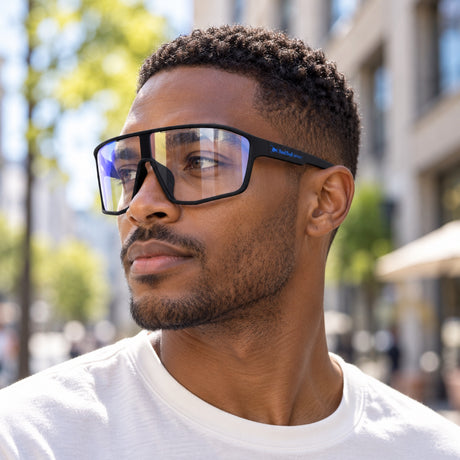 Red Bull Spect DAFT Sunglasses – Black with Photochromic Lenses – illustrative photo (AI)