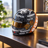 Fernando Alonso F1 2024 Helmet Model 1:5 – Silverstone Special Edition – Spark – illustrative photo (AI)