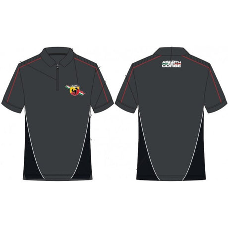 Abarth polo shirt, grey