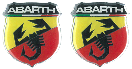 Abarth 3D-Aufkleber