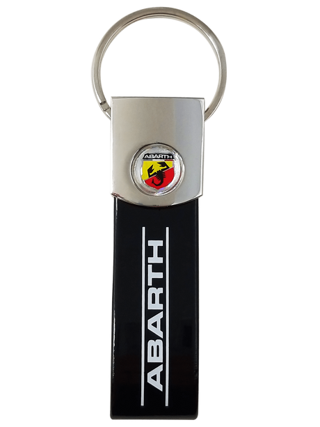 Abarth Schlüsselanhänger BAND schwarz