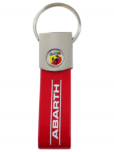 Abarth Schlüsselanhänger BAND rot