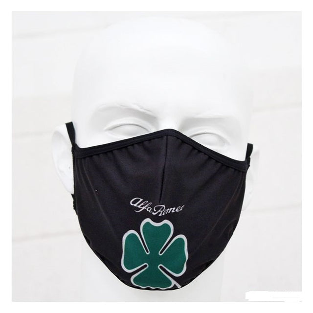 Alfa Romeo Quadrifoglio face mask black – official product