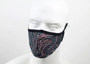 Alfa Romeo Carbon face mask black – official product