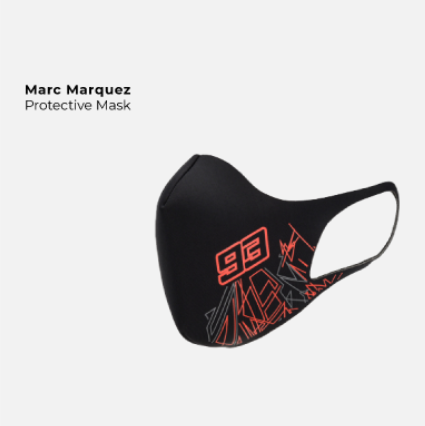 Marc Marquez MM93 Face Mask – Black