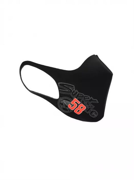 Marco Simoncelli SIC58 Face Mask – Black