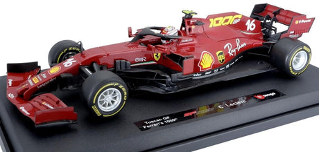 Modell Scuderia Ferrari Bburago #16 Leclerc, GP der Toskana 1000TH 2020