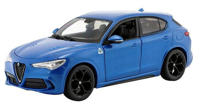 Alfa Romeo Stelvio Q4 Quadrifoglio 1:24 model blue