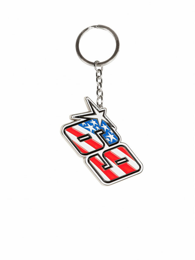 Nicky Hayden 69 Metall-Schlüsselanhänger
