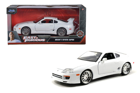 Fast & Furious Toyota Supra 1995 1:24 model, white