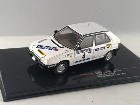 Modell IXO Škoda Favorit 136L N.4 Rallye Valašská Zima 1989