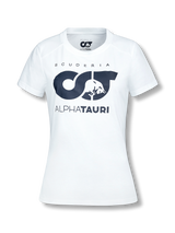 Scuderia AlphaTauri F1 Damen-Freizeit-T-Shirt weiß