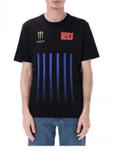 Fabio Quartararo Monster Energy Stripes T-shirt, black