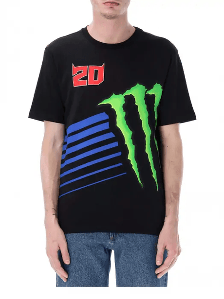 Fabio Quartararo T-Shirt Monster Energy Logo schwarz