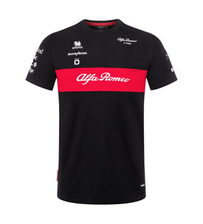 Alfa Romeo F1 Team Team-T-Shirt schwarz