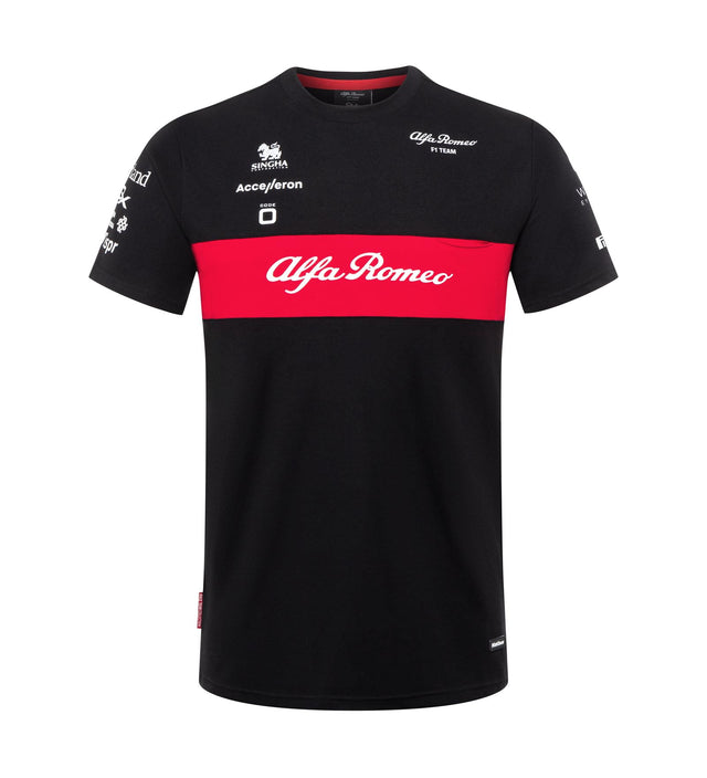 Alfa Romeo F1 Team Team-T-Shirt schwarz