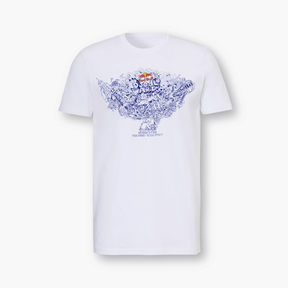 Red Bull Doodle Art T-Shirt weiß