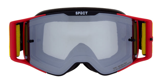 Red Bull Spect Motocrossbrille TORP schwarz-rot mit Rauchglas