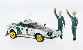 Lancia Stratos HF, No.1, Alitalia, Rallye WM, Rallye Monte Carlo, Winner Rally Monte Carlo series with figurines, S.Munari/S.Maiga, 1977