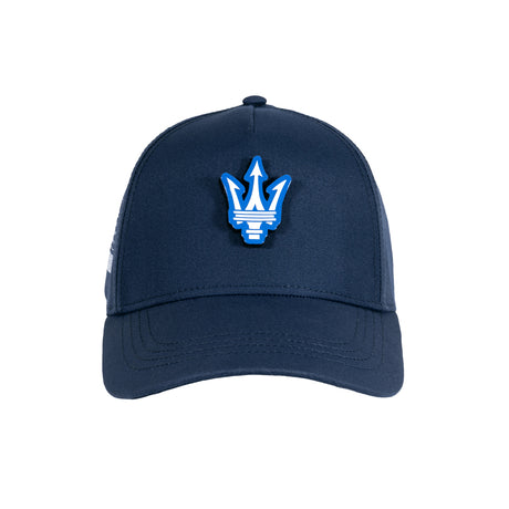 Maserati Cap mit Dreizack-Logo blau