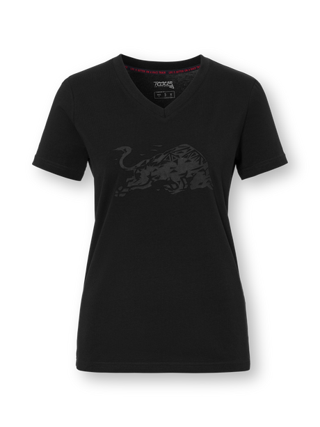 Red Bull Ring Damen-Fan-T-Shirt – Paddock schwarz