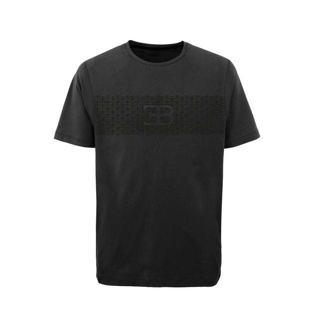 Bugatti Herren-T-Shirt in Schwarz mit Logo