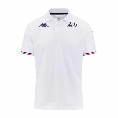 24H Le Mans Herren-Poloshirt Le Mans weiß