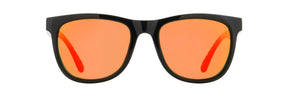 Red Bull Spect ECOS Sonnenbrille schwarz mit braunen Gläsern