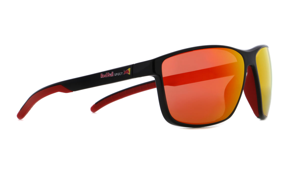 Red Bull Spect DRIFT Sonnenbrille schwarz mit braunen Gläsern