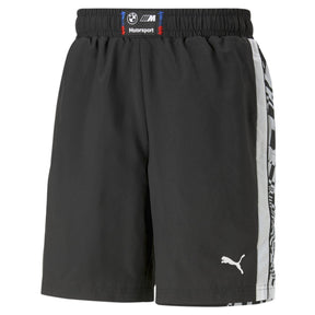 BMW men's sports shorts black with logo