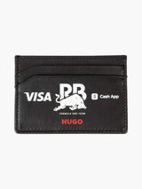 HUGO leather card holder – Visa Cash App RB black