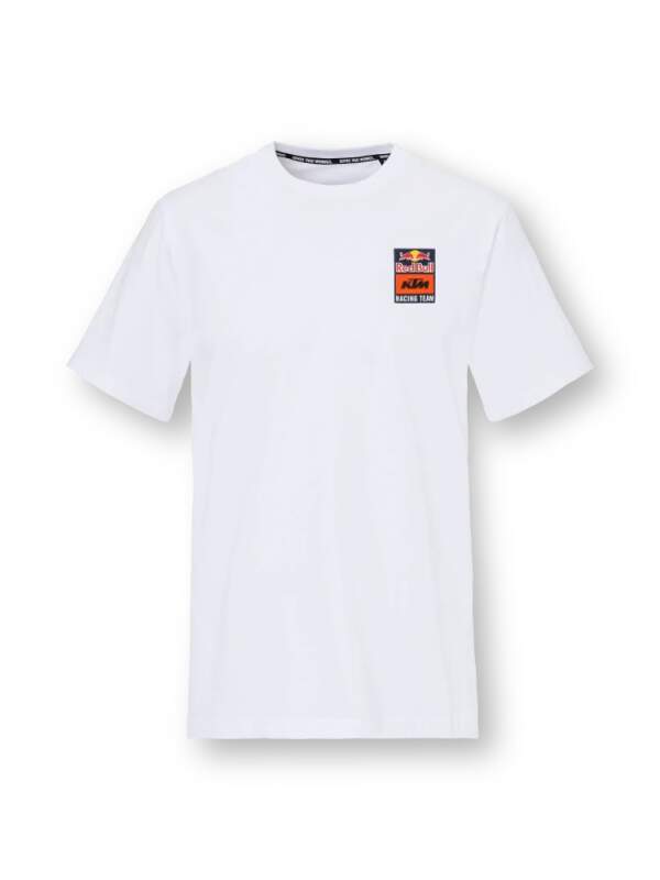 KTM Red Bull Racing Freizeit-T-Shirt mit Logo weiß