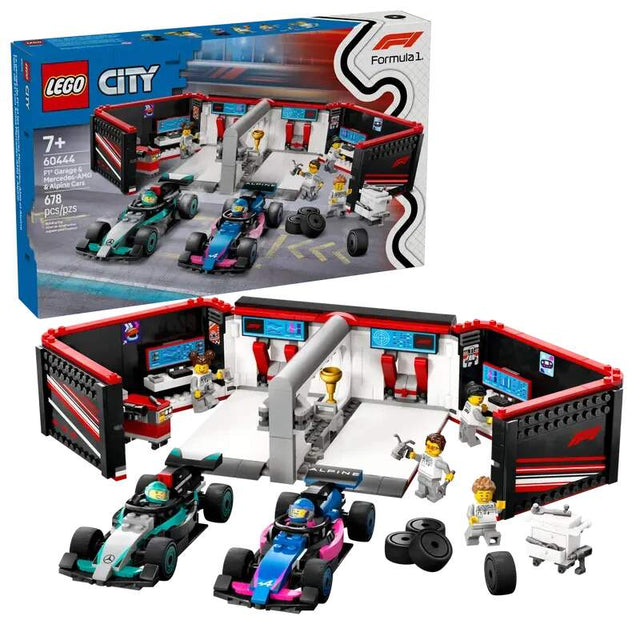 LEGO Alpine/Mercedes Formula 1 garage building set – City edition