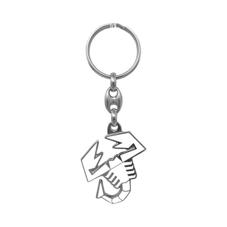 Abarth scorpion-shaped metal keyring
