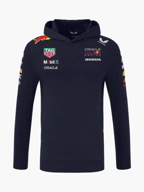 Oracle Red Bull Racing team hoodie with sponsor logos