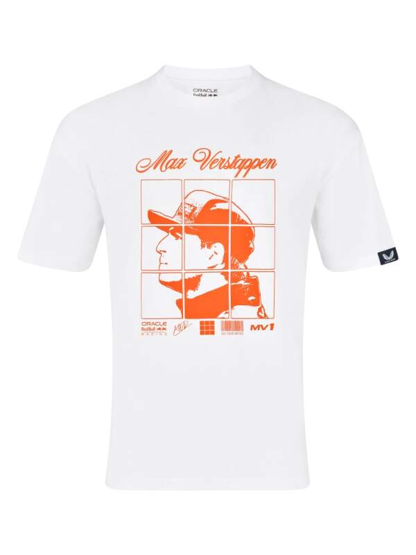 Oracle Red Bull Racing T-Shirt - Max Verstappen MV1 weiß