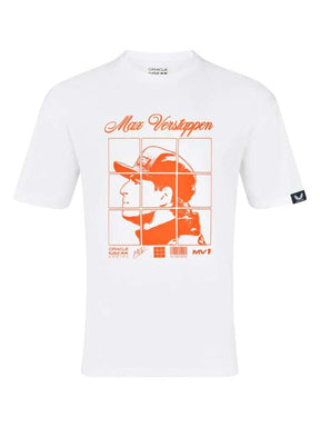 Oracle Red Bull Racing T-Shirt - Max Verstappen MV1 weiß