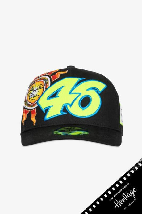 Cap VR46 Valentino Rossi - Heritage schwarz