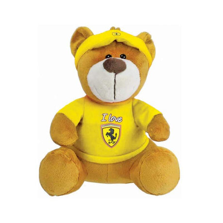 Scuderia Ferrari großer Plüschteddy gelb