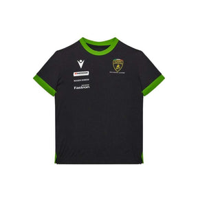 Lamborghini Squadra Corse Kinder-T-Shirt mit Sponsorenlogos – 9–12 Jahre