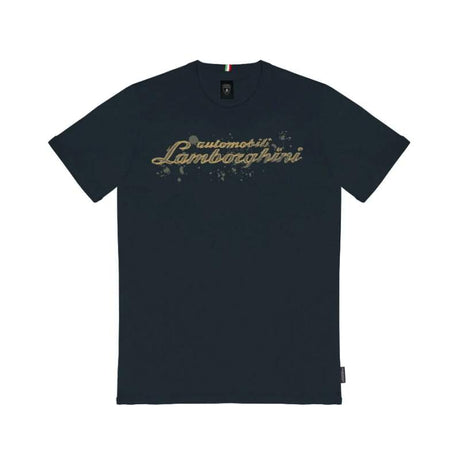 Lamborghini Freizeit-T-Shirt mit Logo dunkelblau