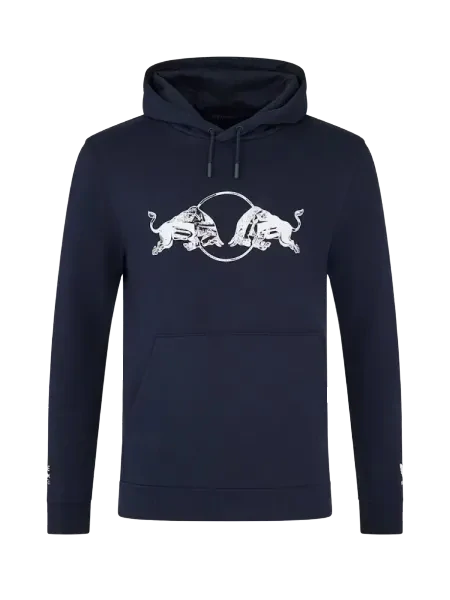 Oracle Red Bull Racing Hoodie mit Bullen-Motiv – Marineblau
