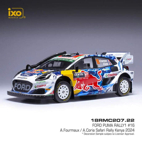 Modell IXO Ford Puma Rally1, WRC, Safari Rallye Kenia 2024, #16