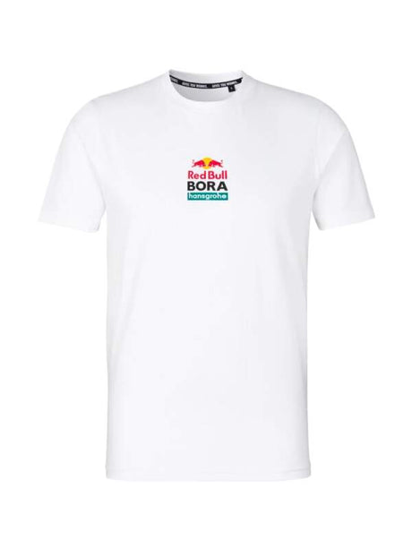 Red Bull Bora Hansgrohe Fan-T-Shirt weiß mit Logo