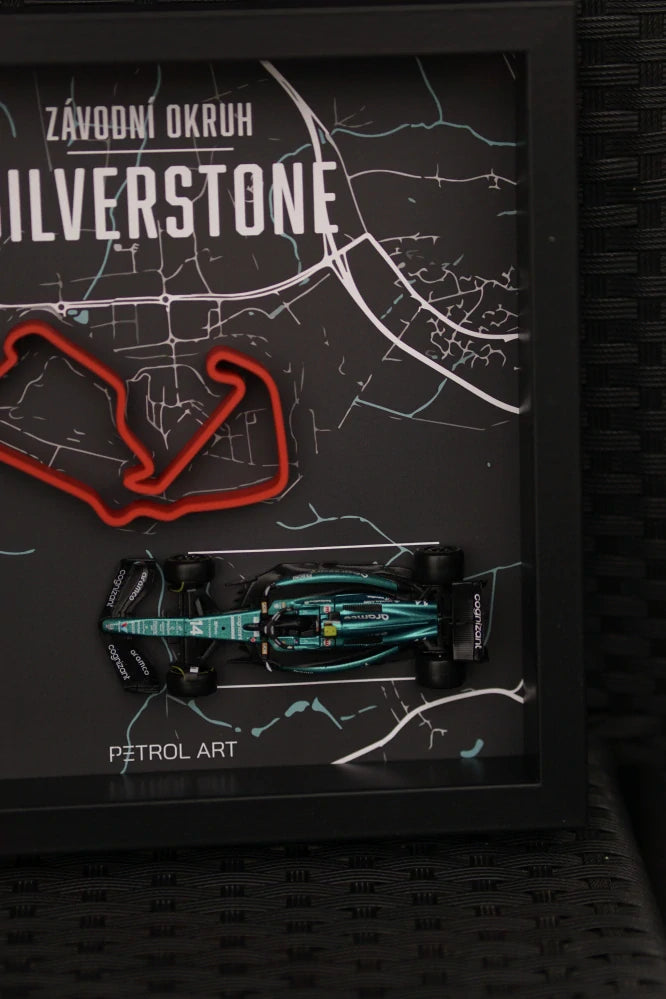 Petrol Art 3D Picture – Fernando Alonso, Silverstone