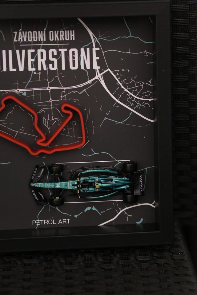 Petrol Art 3D Picture – Fernando Alonso, Silverstone