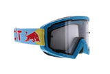 Red Bull Spect WHIP motocross goggles neon blue with clear lens
