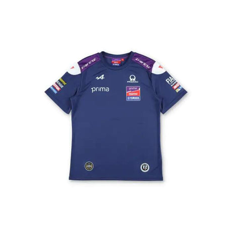 Yamaha Pramac Team-T-Shirt mit Sponsorenlogos